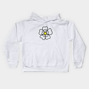 Cute White Flower Tumblr Kids Hoodie